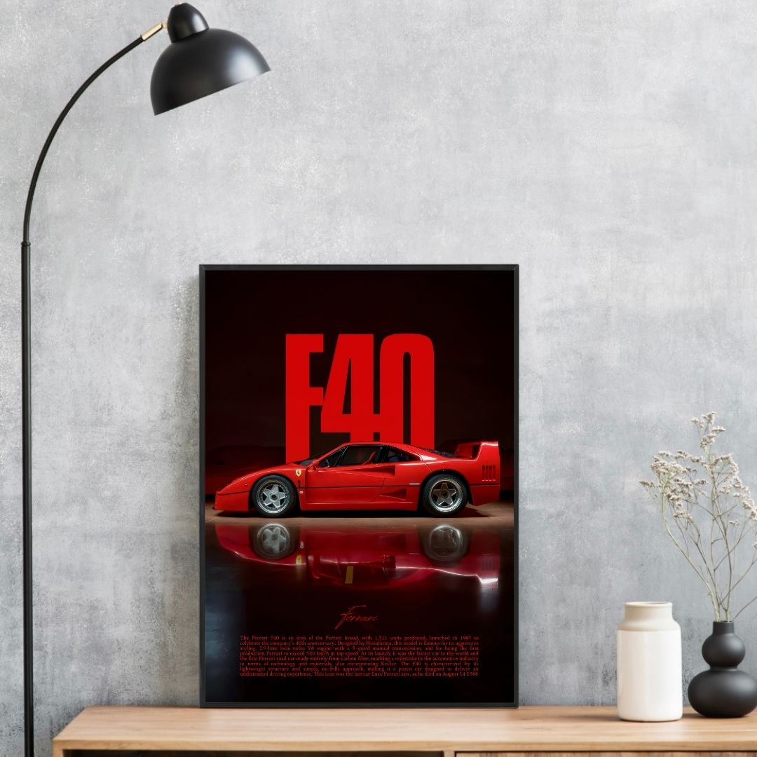Ferrari F40 Side - Gallery