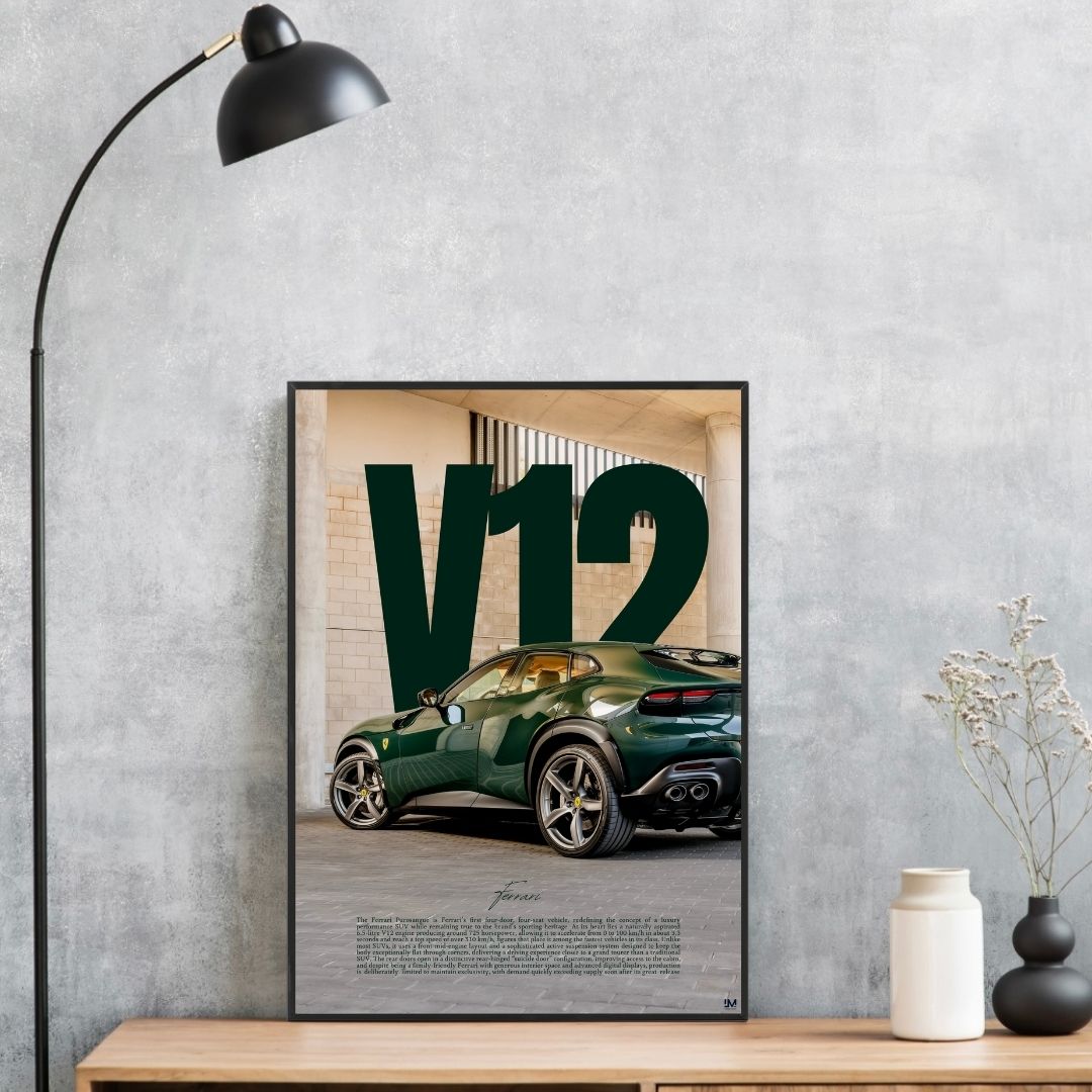 Ferrari Purosangue vert - Galerie