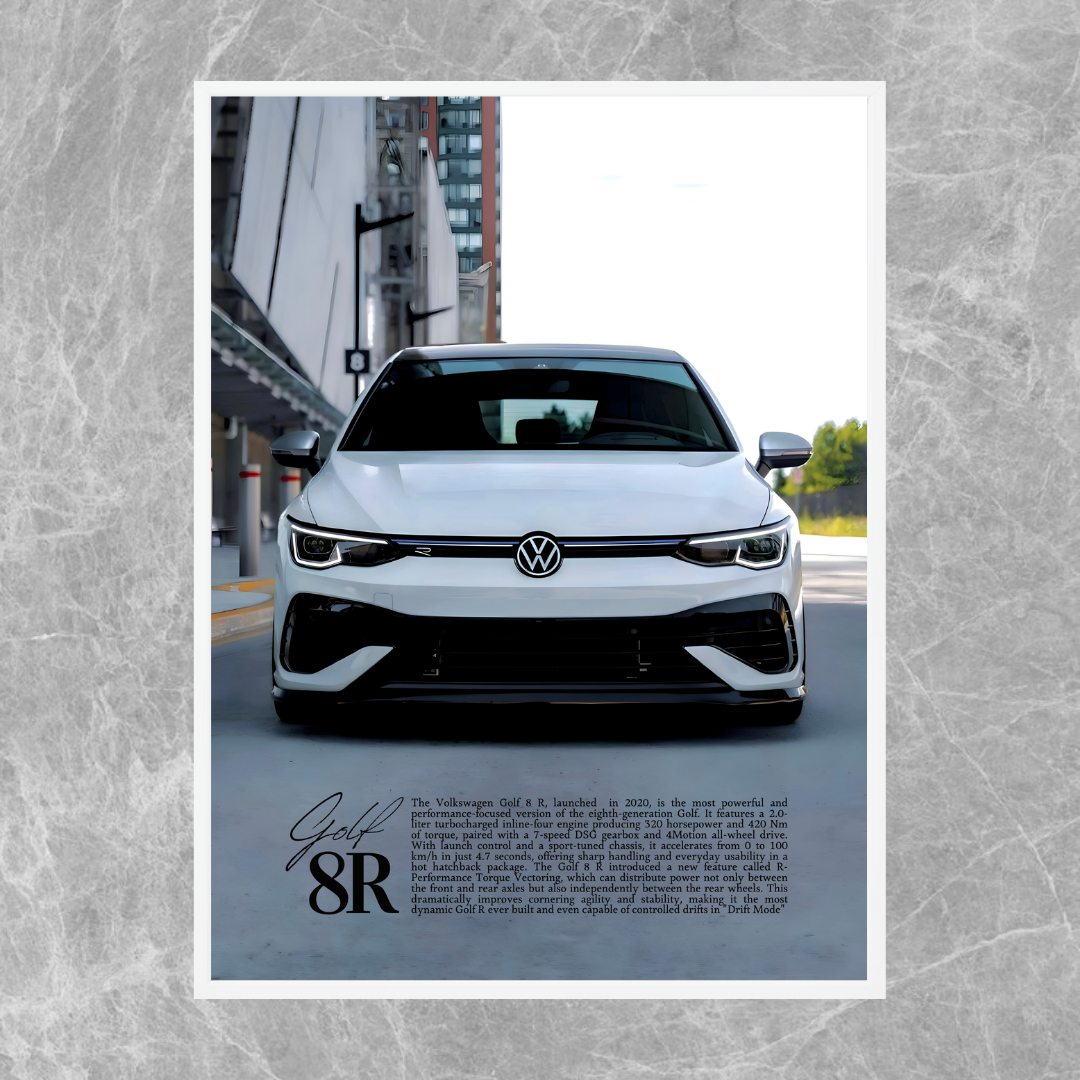 Volkswagen Golf 8R White - Old money