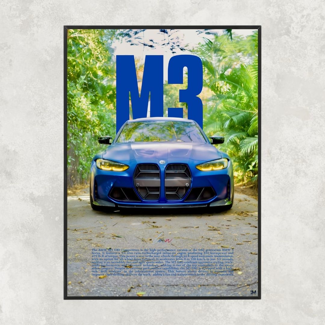 BMW M3 Competition Blue - Old money