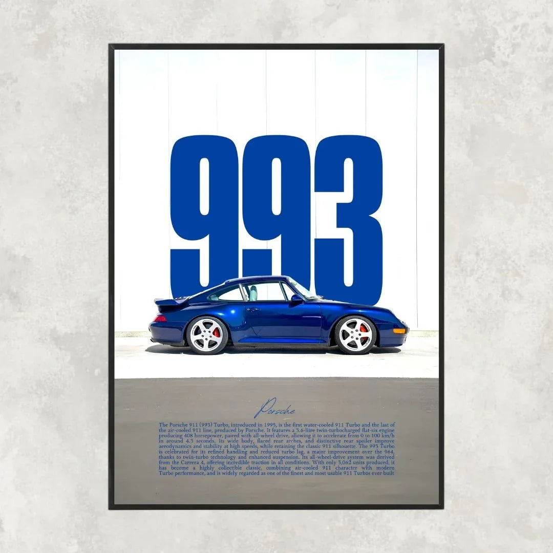 Porsche 911 993 Turbo Blue - Gallery