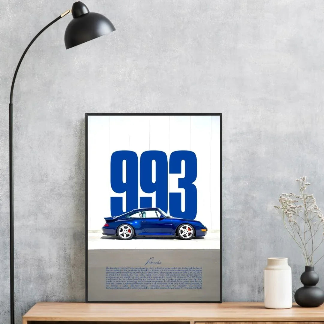 Porsche 911 993 Turbo Blue - Gallery