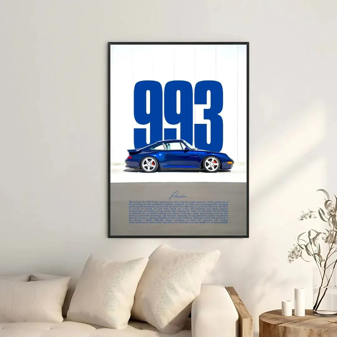 Porsche 911 993 Turbo Blue - Gallery