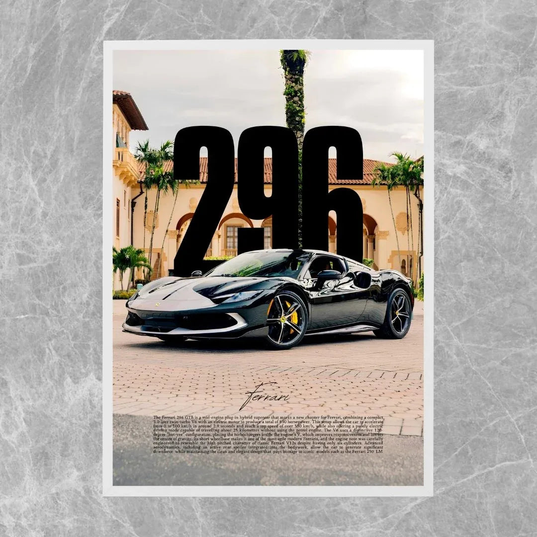 Ferrari 296 GTB Noir - Galerie