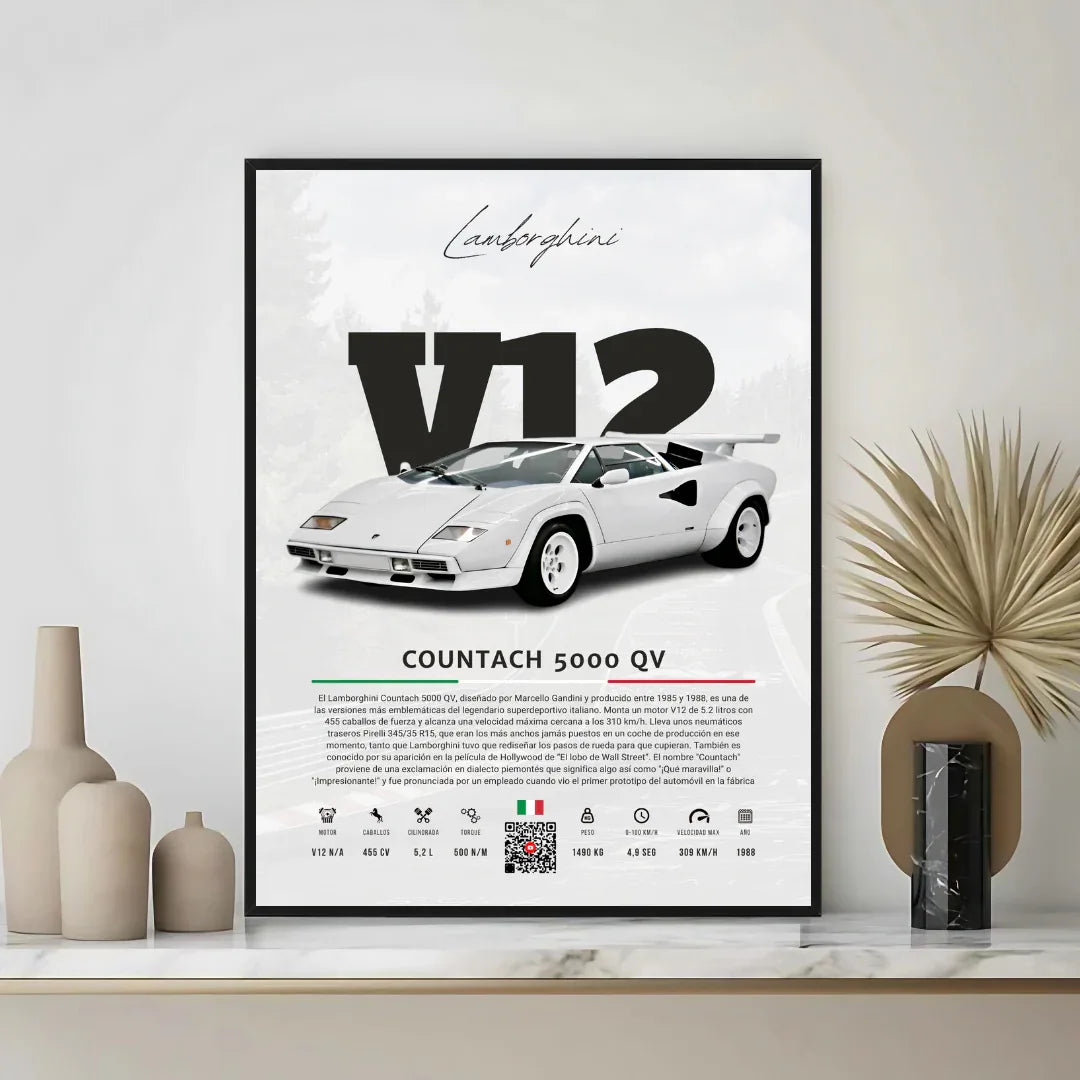 Lamborghini Countach - Beschreibend