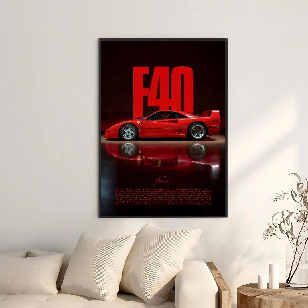 Ferrari F40 Side - Gallery