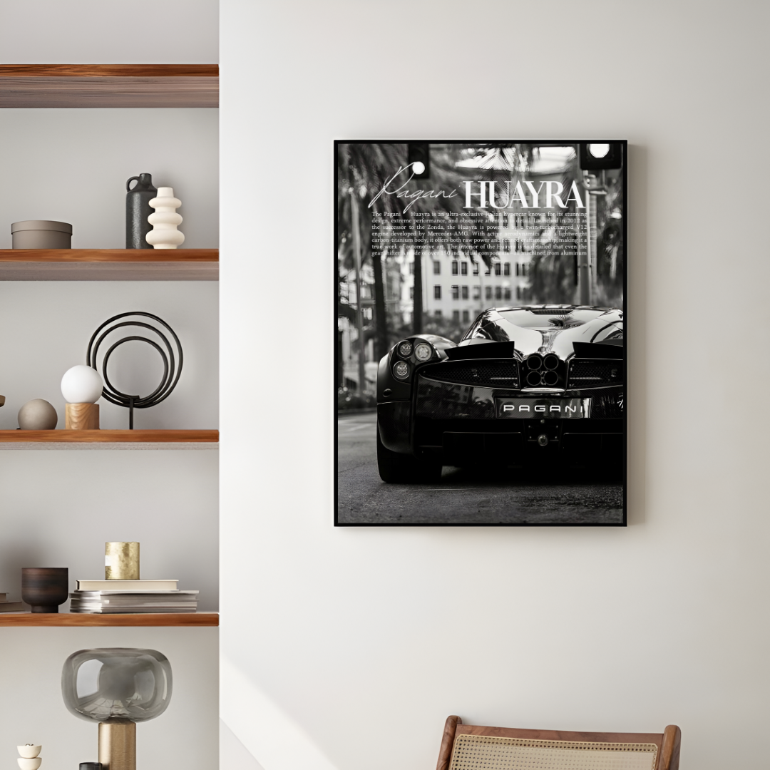 Pagani Huayra Black & White - Old money