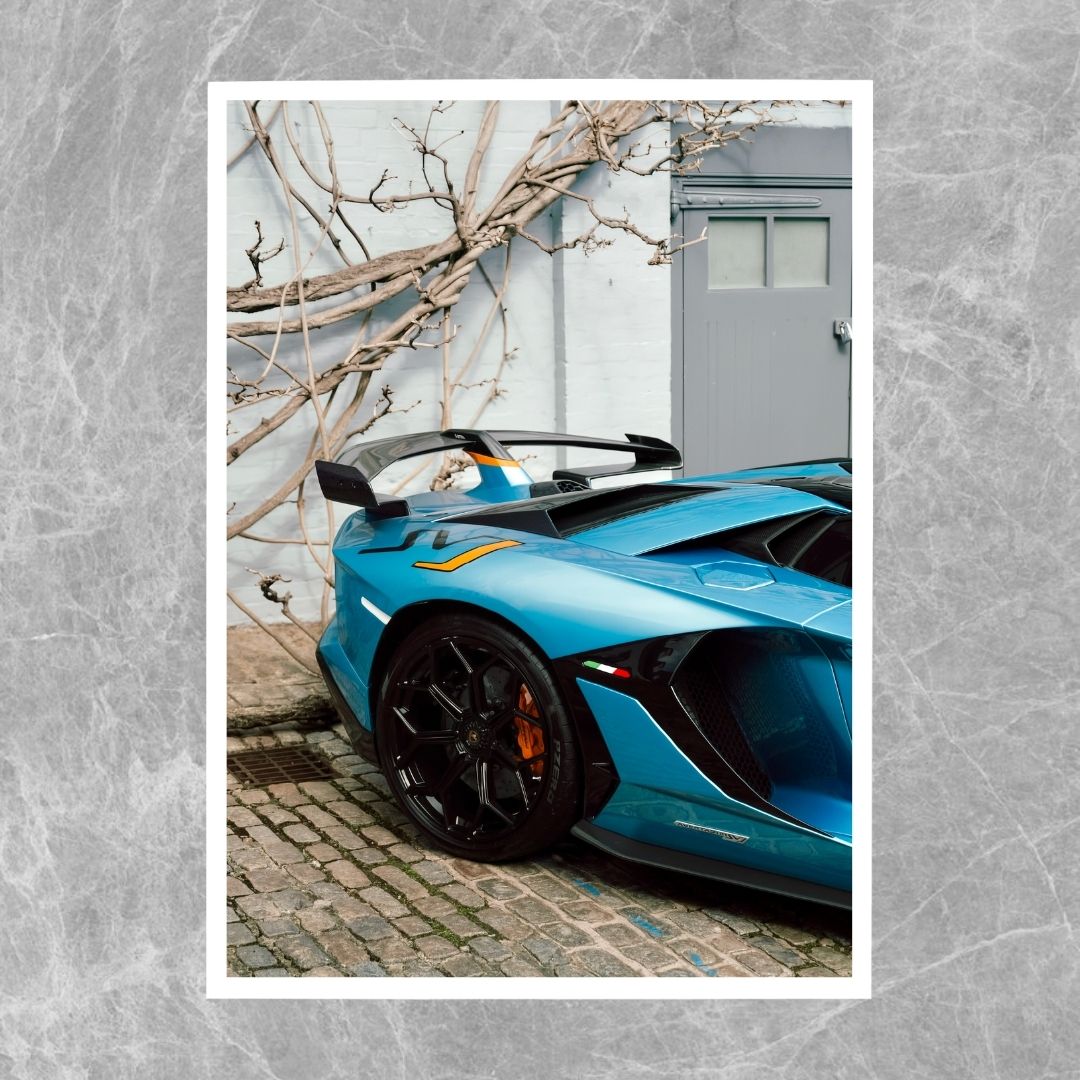 Lamborghini Aventador SVJ Blue - Gallery