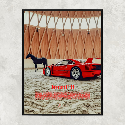 Ferrari F40 Horse - Old Money