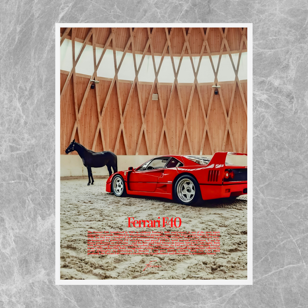 Ferrari F40 Horse - Old Money