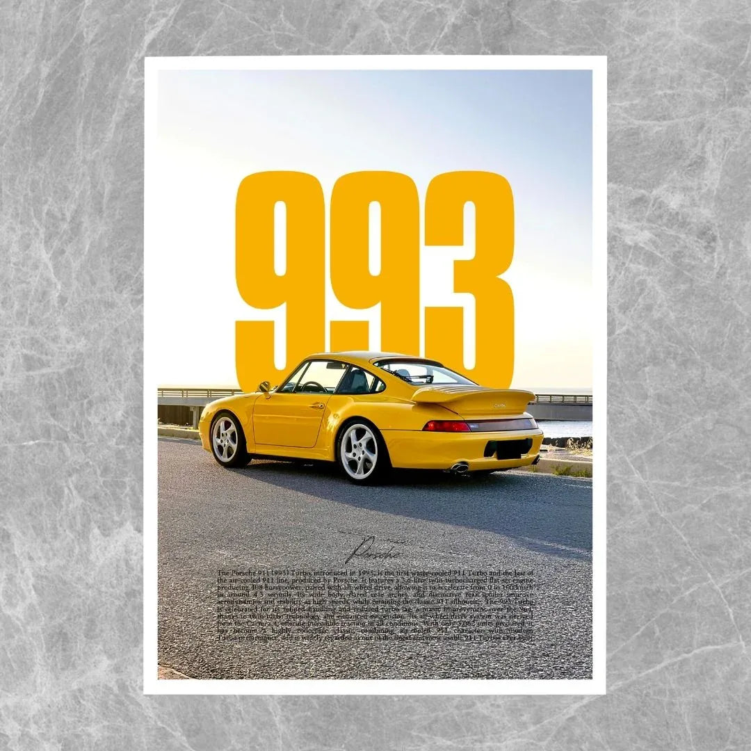 Porsche 911 993 Turbo Yellow - Gallery