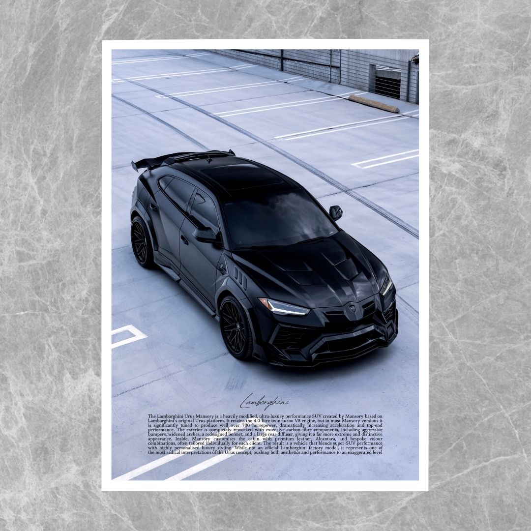 Lamborghini Urus Mansory Top View - Gallery