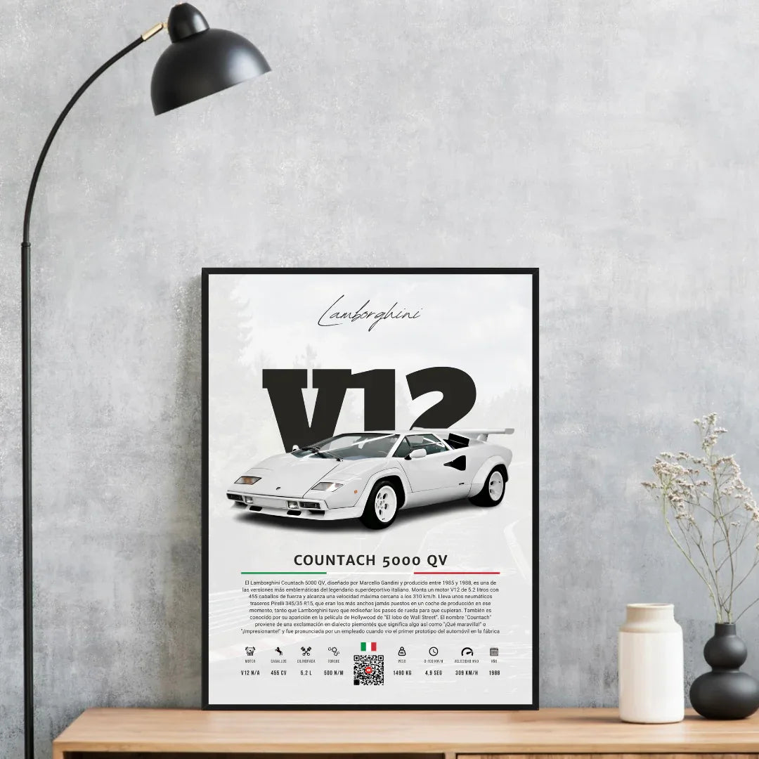 Lamborghini Countach - Beschreibend